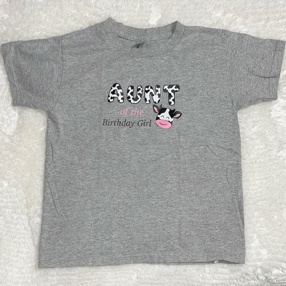 Aunt of the birthday girl tshirt